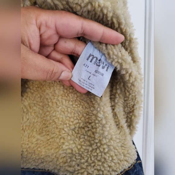 Vintage Mavi Denim Sherpa Jacket - Picture 4 of 6